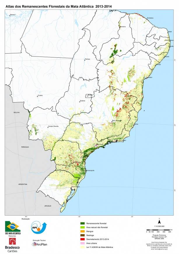 Fonte: SOS Mata Atlântica